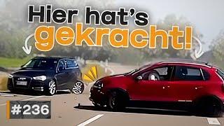 Heftiger Unfall nach Abbiegen und Audi mit über 200 km/h fährt dicht auf! | #GERMAN #DASHCAM | #236