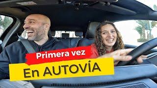 ️Su PRIMERA vez CONDUCIENDO en la AUTOVÍA con 13 AÑOS