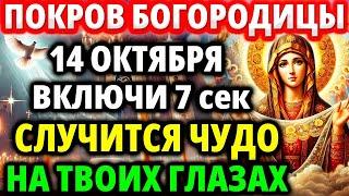 14 октября ПОКРОВ ПРЕСВЯТОЙ БОГОРОДИЦЫ! ВКЛЮЧИ И ЗАЩИТИ ДЕТЕЙ И СЕМЬЮ НА ГОД от зла, врагов и бед!