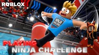 BE A NINJA SKILL WARRIOR!!! | PLAYING ROBLOX NINJA CHALLENGE!