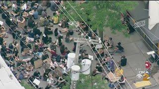 Protesters March Through Pittsburgh's East End Neighborhoods