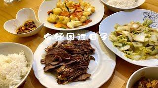 在德国过日子 带老二去体检，晚餐卤牛肉