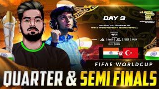 FIFAE World Cup EFOOTBALL Watch Party BMG Live From Saudi | DAY 3  QUATER AND SEMI FINALS