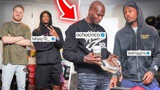 Ja'marr Chase, Ochocinco & Tee Higgins Shop with Showroom LA