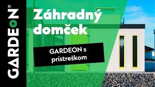 GARDEON | Záhradný domček so žltými doplnkami