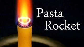 Make A Hybrid Rocket Engine With Pasta, Hydrogen Peroxide, And Yeast