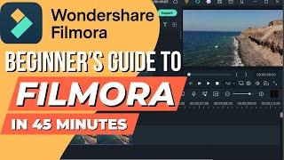 Beginners guide to Wondershare Filmora in 45 minutes. #videoediting #filmora #filmora12