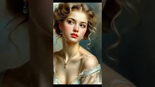 AI Reimagines Classic Beauty in Romantic Vintage Style [ Prompt in description ], #ai #aivideo