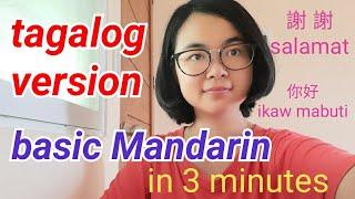 (Lesson1) Learn basic Chinese Taiwanese Mandarin ( tagalog version)how to greet magaaral super easy