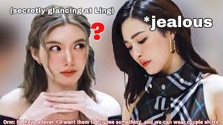 (LingOrm) LING BEING TOO OBVIOUS ON HER REACTION WHEN ORM TALKING COUPLE ITEM?| Ling got jealous?