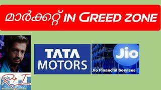 Dollar ദുര്‍ബ്ബലമാകുന്നു FII selling കുറയുന്നു #tatamotors #jiofinancialshare