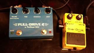 Fulltone Fulldrive 2 vs Vintage Boss OD-1