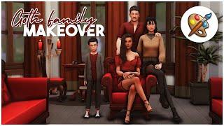 diving into the Goth family history + giving them a makeover!│townie makeover