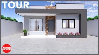 9 m x10 m || THE DREAM HOUSE || MODERN HOUSE || QUOTATION 30 000 EUROS