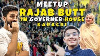 First Meet-up with RAJAB FAMILY  | Rajab butt meetup in Governor House Karachi | Insane crowd