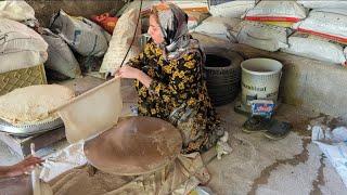 Hot bread from the hands of Ghazal and the owner**