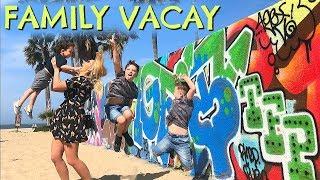 FAMILY TRIP TO LA WITH KIDS  |  RAW VLOG ON HOLIDAY  |  EMILY NORRIS