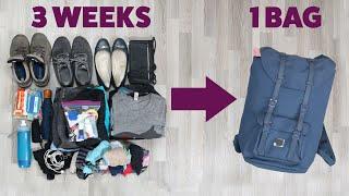 How To Pack Light For A Long Trip