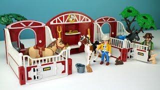 PLAYMOBIL Country Pony Stable and Rabbit Barn Playset - Build Review!