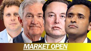 CPI REPORT LIVE, ELON & VIVEK LEADING DOGE, NEW PALANTIR PARTNERSHIP, ROCKETLAB UP | MARKET OPEN