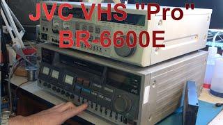 Huge 1987 JVC BR6600 "pro" VHS deck may not be repairable.