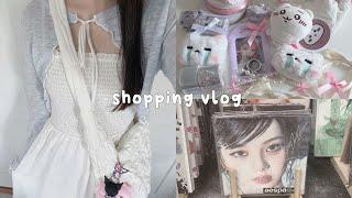 shopping vlog⋆౨ৎ˚| korean skincare, kpop albums, summer outfits, haul, japanese snacks