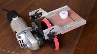 Angle Grinder Adjustable Sanding Support || DIY Angle Grinder Attachment