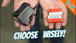 Never Replace Batteries Again! Convert Battery Device To Wall Adapter!