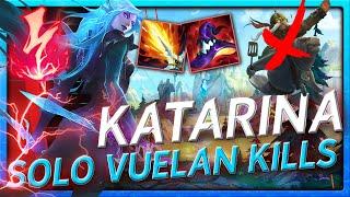  CARRILEA TODAS TUS PARTIDAS EN ELO BAJO -   GUIA KATARINA MID en la S14 en ESPAÑOL