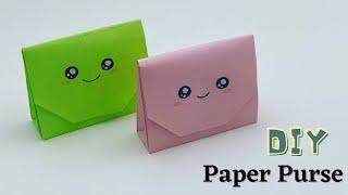 DIY EASY MINI PAPER PURSE / Paper Craft /Origami  Purse DIY / Paper Crafts Easy / Handmade Purse