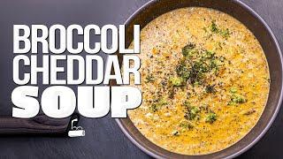 THE BEST EVER BROCCOLI CHEDDAR SOUP | SAM THE COOKING GUY