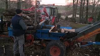 combiné fendeur bois artisanal fabriquer avec 90 % de récupération