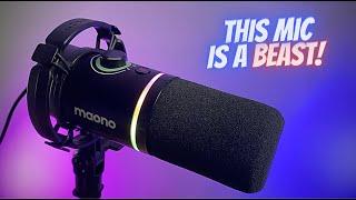 Maono PD200X Review - This XLR and USB Dynamic Mic with RGB Lights and Software is Incredible!!