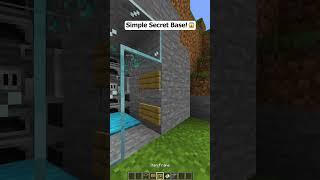 Minecraft Secret Base #shorts