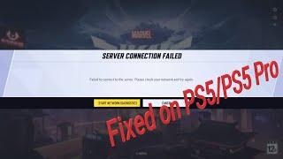 Fixed Marvel Rivals Server Connection Failed | Failed to connect to the server on PS5