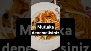 Makarnayı hiç böyle denemiş miydiniz? #shorts #food #viralvideo #makarna