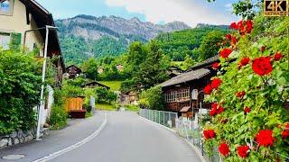 Driving in Switzerland | Swiss Village Brienz To Intarlaken Road Trip