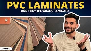 PVC Laminate for Home Interior Design - Normal vs PVC laminate I Advance Laminates #houmeindia