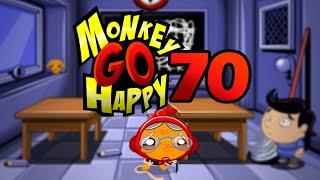 Игра "Счастливая Обезьянка 70" (Monkey GO Happy 70) - прохождение