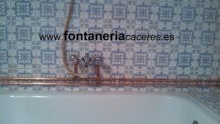 Fontanería sin obras de albañilería en Cáceres