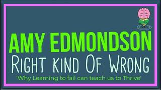 Right Kind of Wrong By Amy Edmondson: Animated Summary