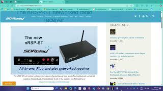 What is the SDRplay nSDR ST Network SDR and a few viewer questions answered
