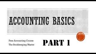 Accounting Course - Introduction - Part 1 #accountingcourse #accountingbasics