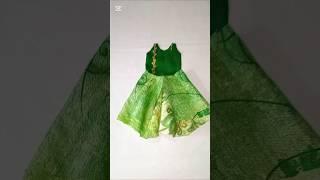 Double layer umbrella frock cutting and stitching #short #babyclothes #frock #diy