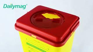 How to use Dailymag DMS-T5 5L medical sharps container