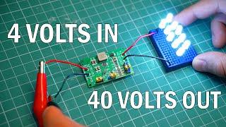 This LED driver boosts voltage (PAM2841 DIY project)