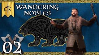 Let's Play Crusader Kings 3 Wandering Nobles | CK3 Landless Gameplay Episode 2 | Wives & Concubines