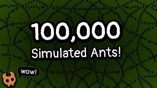 How I Simulated 100,000 Ants for my indie game