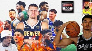 FlightReacts To ESPN Official Top 100 NBA Player Rankings 2024-2025!