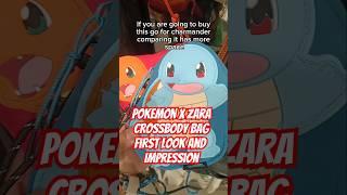 Pokemon X Zara Crossbody Bags! First look they are cute! #Pokemon #videogames #zara #pokemonmerch